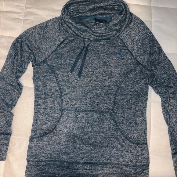 Reebok Blue Turtleneck Sweater with High Collar - Picture 2 of 6